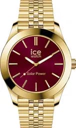 Годинник Ice-Watch Ice steel solar Gold Burgundy 023793