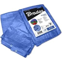 Тент водонепроникний Bradas BLUE 60 гр/м² 6 x 8 м PL6/8