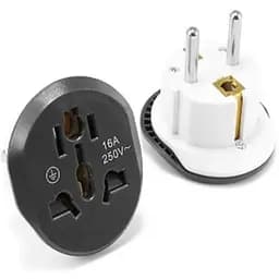 Переходник сетевой EU Plug Adapter ep0202 Черный