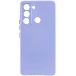 Чохол Lakshmi Silicone Cover Full Camera (AAA) для Tecno Spark 8C Бузковий / Dasheen