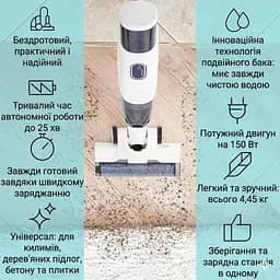 Пилосос Klarstein Caswell для вологого та сухого прибирання (10041366) - мініатюра 2
