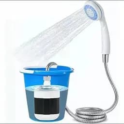 Душ портативний, кемпінговий із помпою на акумуляторі USB Travel shower 2200 mAh - мініатюра 2