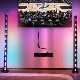 Підлогова кутова LED лампа RGB Magic 2 Bluetooth USB with app Black - мініатюра 5