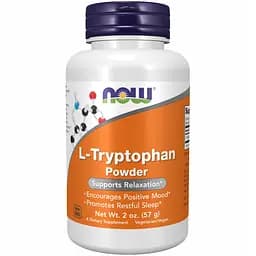 Аминокислота Now L-Tryptophan Powder 57 г