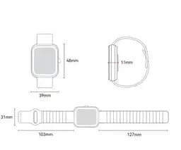 Смарт-годинник Xiaomi Haylou RS4 Max LS17 синій - мініатюра 4
