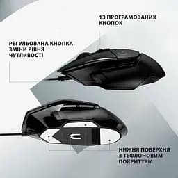 Миша Logitech G502 X USB Black (910-006138) - мініатюра 5