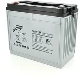 Акумуляторна батарея AGM RITAR RA12-134, Gray Case, 12V 134.0Ah ( 340 x 173 x 287 ) Q1