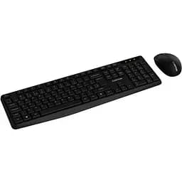 Комплект бездротовий Canyon SET-W01, Black, USB 2.4GHz, клавіатура + миша (CNE-HSETW01) - мініатюра 3