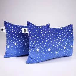 Набор подушек MirSon №0142 Сolor Fun Line Milky Way Bamboo 2 шт. синий (2200011158624)