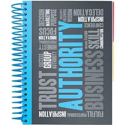 Блокнот з розділювачами Axent A5 в клітинку 120 аркушів блакитний (8405-05-A)