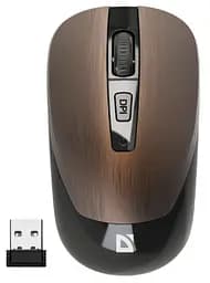 Мишка Defender Wave MM-995 Silent Wireless Bronze (52992)