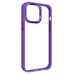 Чехол для Apple iPhone 13 Pro Max, Unit, фиолетовый, прозрачный противоударный чехол-накладка из TPU и поликарбоната (PC), с защитными бортиками, защита всего корпуса от ударов и царапин, ArmorStandart (ARM62497) - мініатюра 2