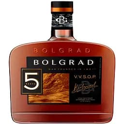 Бренді України Bolgrad VVSOP 5 зірок 40% 0.5 л 