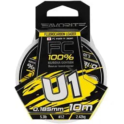 Флюорокарбон Favorite U1 FC 10 м 1.2/0.185 мм 5.3 lb/2.42 кг - мініатюра 2