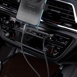 AUX кабель Hoco UPA19 Type-C to Jack 3.5 1 м чорний - мініатюра 2