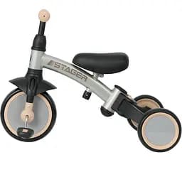 Велосипед біговел з ручкою Qplay Stager 3 в 1 Silver (T80STAGERSilver) - мініатюра 2