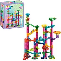 Детский конструктор Лабиринт-горки Bambi K36 свет 105 деталей