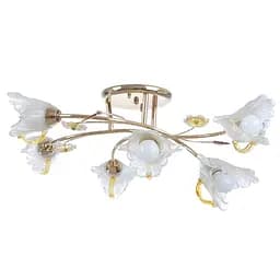 Люстра стельова Brille флористика E14 60W G (LK-013C/6)