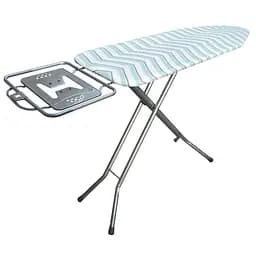 Дошка для прасування Casa Si Elegance 125x41 Grey/Blue Zigzag (CS93589G)