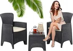 Набір садових меблів Garden Line Sofia Black