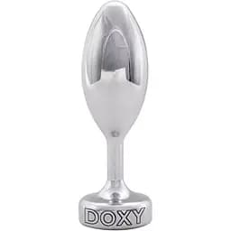 Металева анальна пробка Doxy Butt Plug Smooth гладкий діаметр 3.3 см