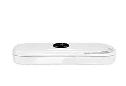 Вакуумный упаковщик Vacuum Sealer пищевых продуктов с дисплеем, работающий от сети 90 Вт Белый