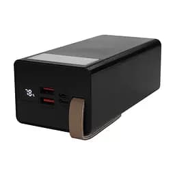 Повербанк 50000mAh Power Bank Kraft KPB-2350FCL Black 22.5W QC3.0 LED-ліхтар (43-00085) - мініатюра 4