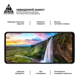 Захисне скло на OPPO A5X 4G/A5X 5G з олеофобним покриттям, Pro, повне проклеювання, антистатичний і пиловідштовхуючий шар, 9H, самоклеючеся, 2.5D, на весь екран, антистатичний клей, ArmorStandart (ARM85392) - мініатюра 4