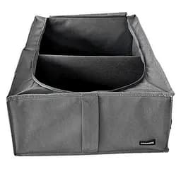 Органайзер ORGANIZE  для зберігання речей та взуття з кришкою 50*41*18 см (сірий)