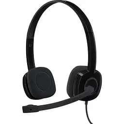 Навушники гарнітура Logitech H151 Stereo (981-000589) чорна