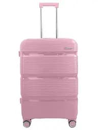 Валіза середня Milano bag 0307 поліпропілен Рожевий