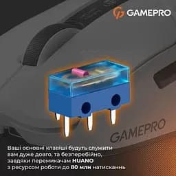 Комп'ютерна мишка GamePro Genesis Ranker Wireless/Bluetooth/USB White (GM012W) - мініатюра 6