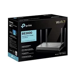 TP-Link Маршрутизатор Archer BE220 BE3600, 4x GE LAN, 1x GE WAN, MESH - мініатюра 10