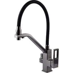 Смеситель для кухни под осмос Globus Lux Lazer GLLR-0900-11-01 графит (26504)