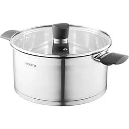 ARDESTO Кастрюля Gemini, стеклянная крышка, 5.2 л, нержавеющая сталь
