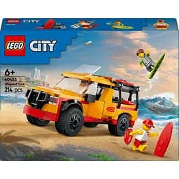 Конструктор LEGO City Пляжный спасательный грузовик 214 деталей (60453)