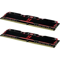 Модуль пам'яті DDR4 Goodram Iridium X 32GB (2x16GB) 3200MHz Black (IR-X3200D464L16A/32GDC) [148719] - мініатюра 2