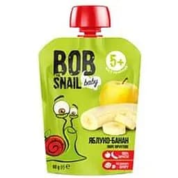 Bob Snail пюре дит. яблучно-бананові 90г 3028 П (4820219343028)