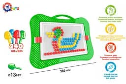 Дитяча розвиваюча мозаїка №5 3374TXK, 240 фішок в наборі - мініатюра 2