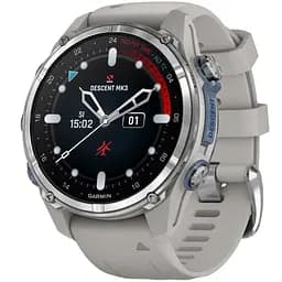 Смарт-годинник Garmin Descent Mk3 43mm Passvtd Steel/Fog Gry, Dive Computr