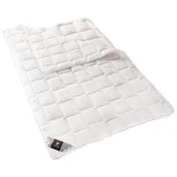 Ковдра Ideia 4 Сезона зима-літо Антиалергенне волокно Дві ковдри Біла троянда140х210 см (8-7939*002)