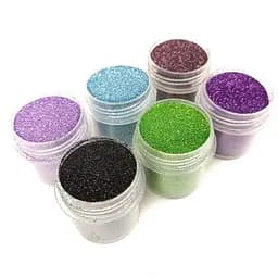 Набор глиттера для био-тату Большой № 4 Fresh Tattoo glitter-set-big-6x-4, 6 штук по 12 мл