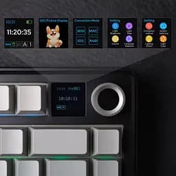Ігрова механічна клавіатура Aula F75 Max / Три режими підключення / LEOBOG Reaper Switch, Чорний - мініатюра 8