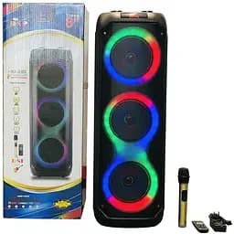 Портативна караоке колонка HiFi RX-8301 акумуляторна колонка акустика Bluetooth 5.0 мікрофон 60 Вт