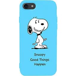 Чехол-накладка Toto Matt TPU 2 mm Print Case Apple iPhone 7/8/SE 2020 #64 Snoopy Sky Blue