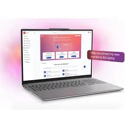 Ноутбук Lenovo Yoga Pro 9 16IAH10 Intel Core Ultra 7 255H до 5, 1 ГГц, 16 2, 8K, WQXGA+, OLED, 120 Гц, 32 ГБ LPDDR5x, 1 ТБ SSD, NVIDIA GeForce RTX 5070 8 ГБ GDDR7, Windows 11 Pro, Luna Grey - мініатюра 24