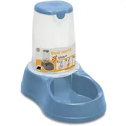 Миска для котів та собак Stefanplast Break з дозатором reserve Food 6.5 л блакитна