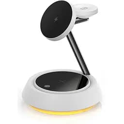 Бездротовий зарядний пристрій — настільний WiWU WI-W002 Power Air 15 W 3 в 1 для iPhone/A Apple Watch/Air