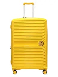 Валіза велика L поліпропілен Airtex 223 78×55×30см 99л Жовтий - мініатюра 1