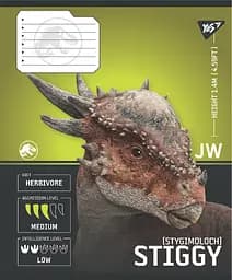 Упаковка зошитів Yes JURASSIC WORLD Strength and Power учнівський загальний 15 шт./36 кл. (767670) - мініатюра 3